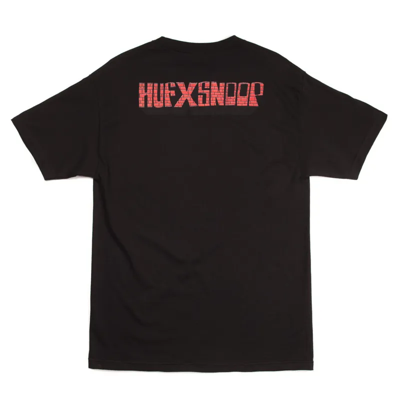 Huf 420 x Snoop Dogg Joe Cool T Shirt - Black-1