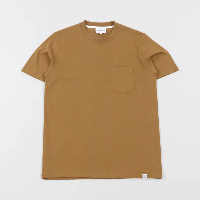 Norse Projects Johannes Pocket T Shirt Russet