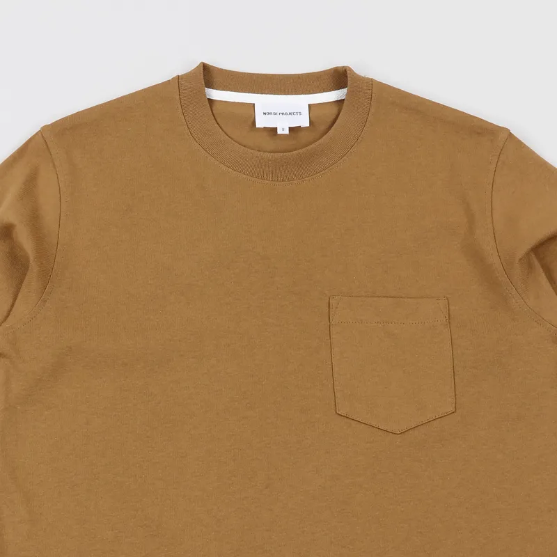 Norse Projects Johannes Pocket T Shirt Russet-1
