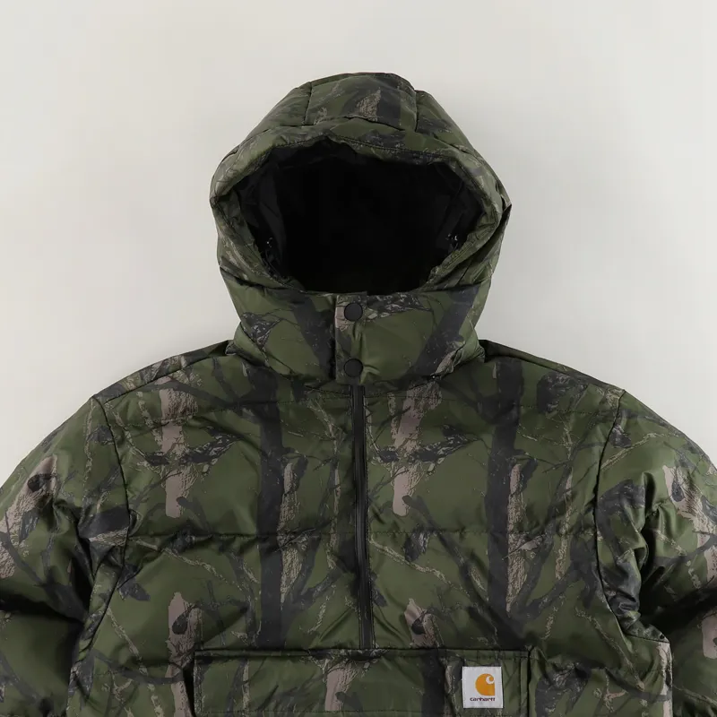 Carhartt wip jones pullover camo tree orang cheap