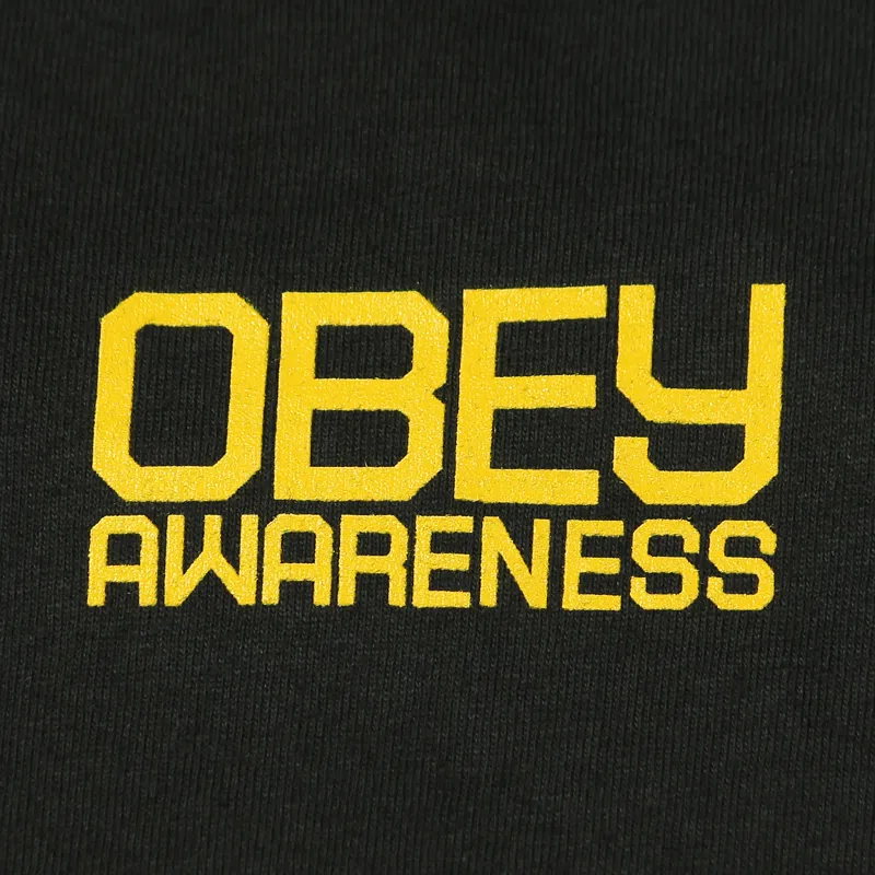 Obey Joe Strummer Foundation T Shirt Black-2