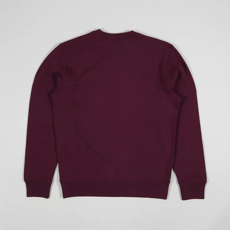 Carhartt WIP College Sweat Shiraz White-1