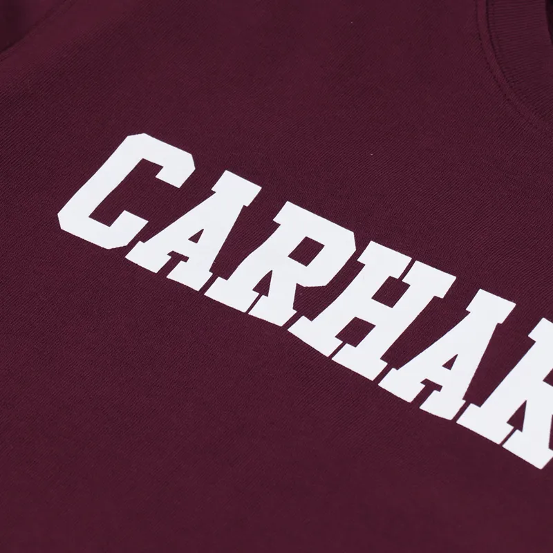 Carhartt WIP College Sweat Shiraz White-3