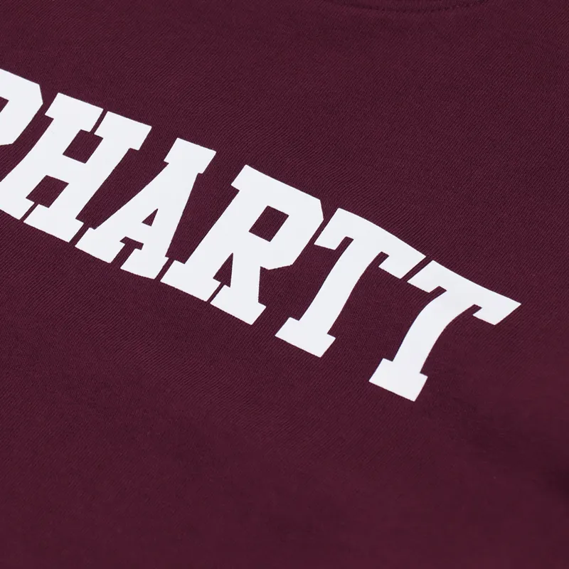 Carhartt WIP College Sweat Shiraz White-4