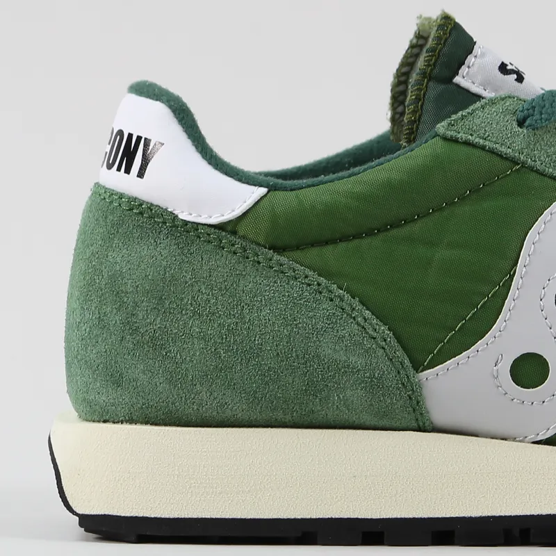 Saucony Jazz Original Vintage Shoes Green Grey-1