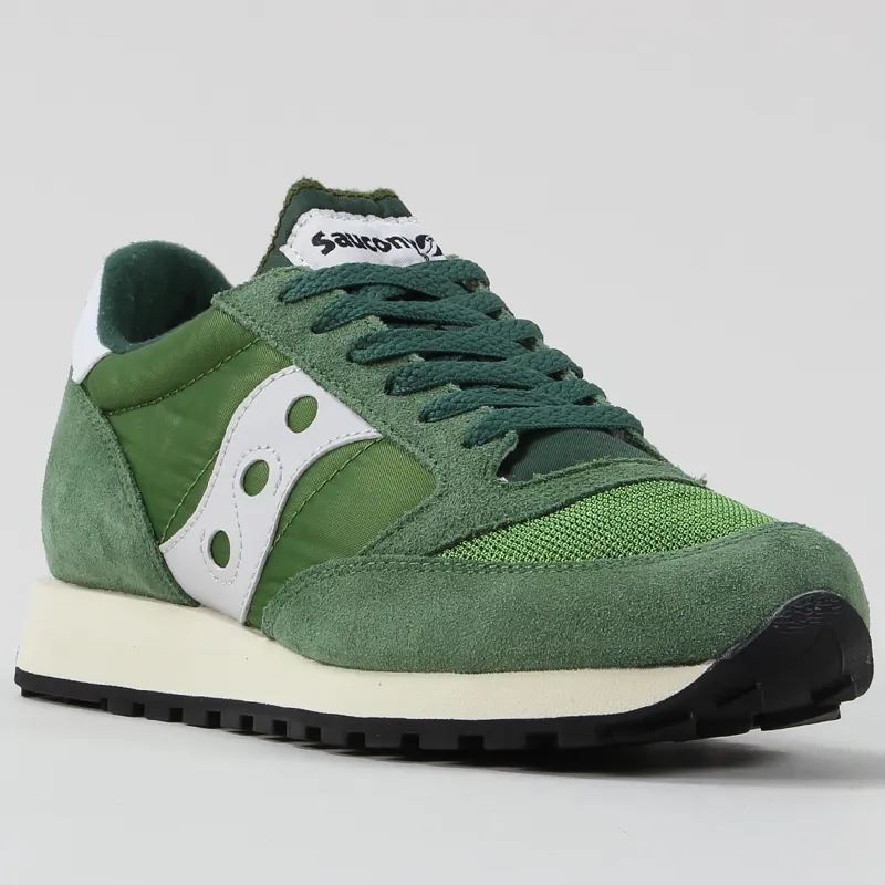 Saucony Jazz Original Vintage Shoes Green Grey-3