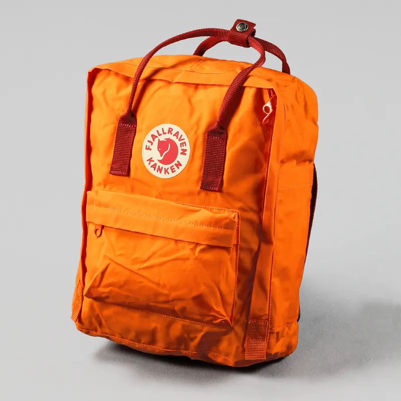 Fjallraven Outdoor Luggage Kanken 16L Bag Trek Pack Burnt Orange