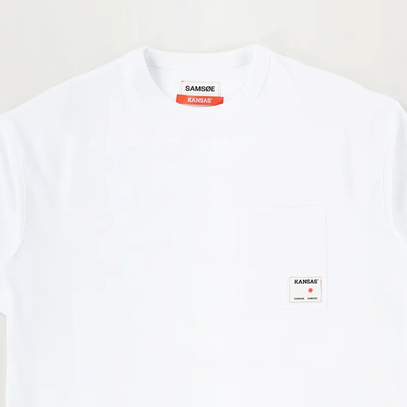 Samsøe And Samsøe x Kansas T Shirt White-1