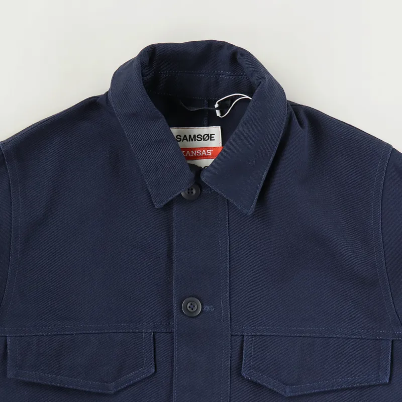 Samsøe And Samsøe x Kansas Worker Jacket Navy-1