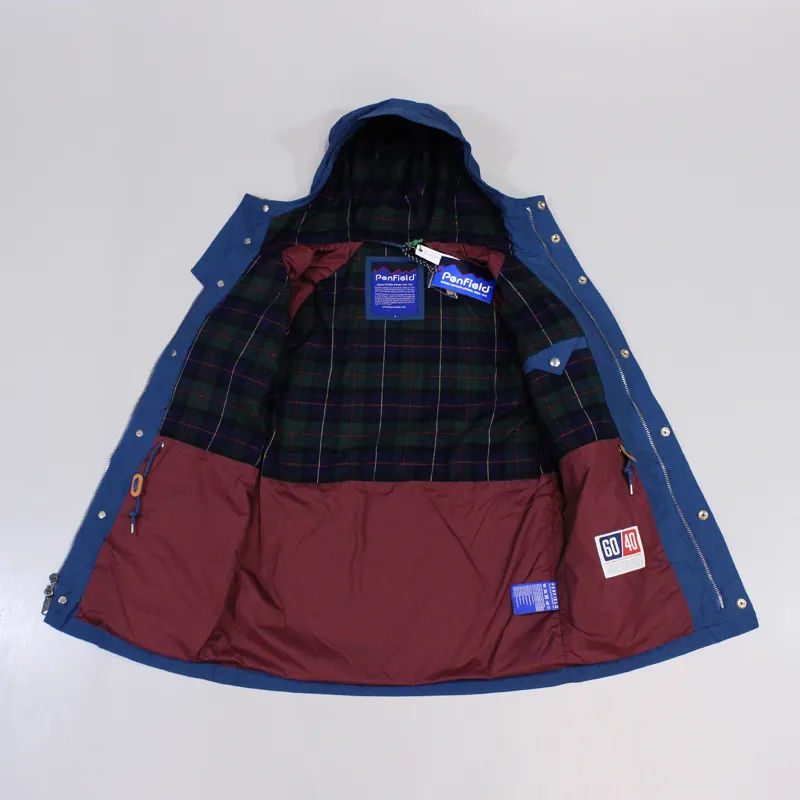Penfield Kasson 1975 Mountain Parka Petrol Blue-4
