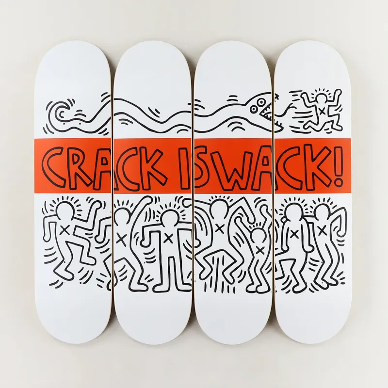 The Skateroom Keith Haring Crack Is Wack Collection