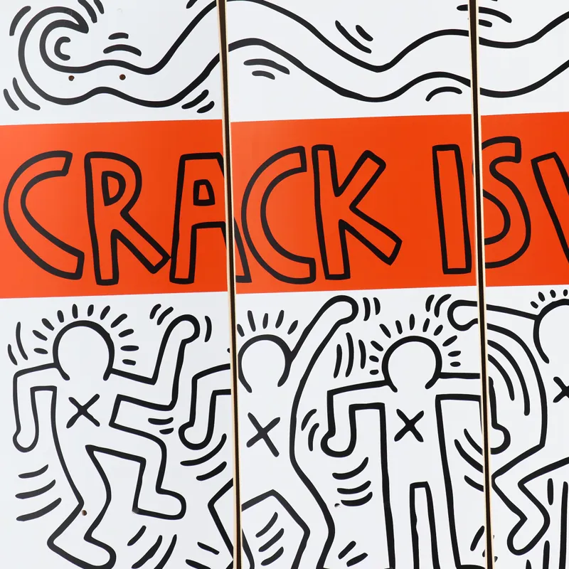 The Skateroom Keith Haring Crack Is Wack Collection-5