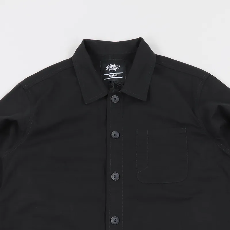 Dickies Kempton Long Sleeve Shirt Black-1