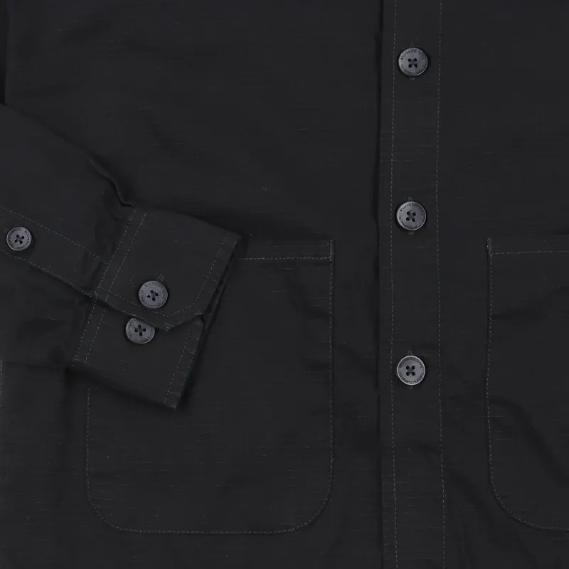 Dickies Kempton Long Sleeve Shirt Black-2