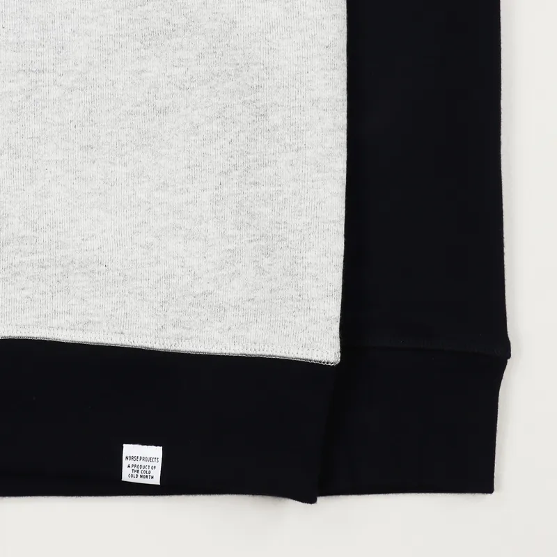 Norse Projects Ketel Contrast Sweatshirt Dark Navy-2
