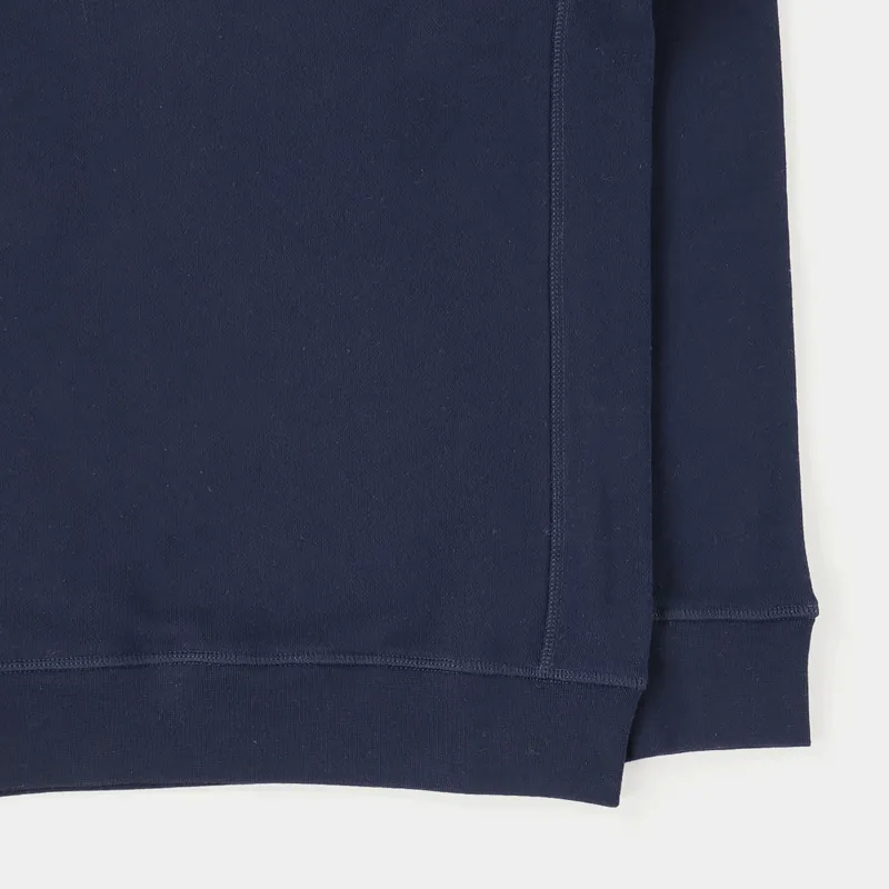 Norse Projects Ketel Ivy Wave Logo Sweatshirt Dark Navy-2