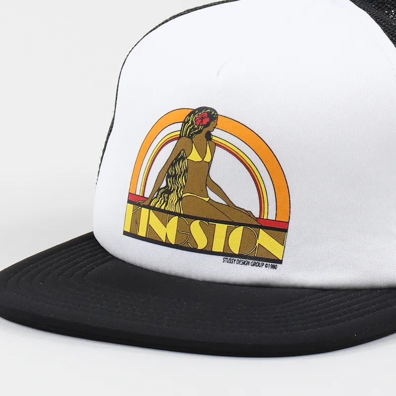 Stussy Kingston Foam Trucker Cap Black-1