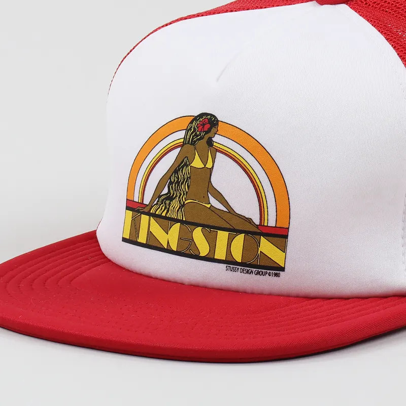Stussy Kingston Foam Trucker Cap Red-1