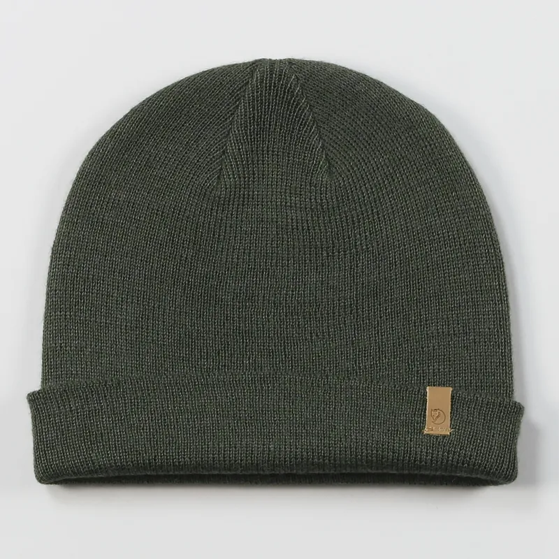 Fjallraven One Size Fits Most Kiruna Beanie Hat Mountain Grey