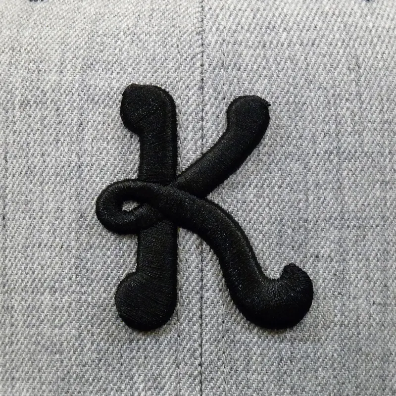 KR3W Klassic Starter Snapback Cap - Grey Heather-3