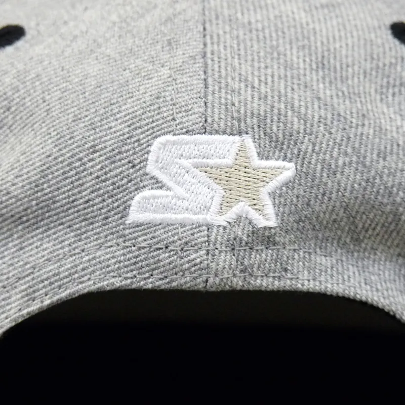 KR3W Klassic Starter Snapback Cap - Grey Heather-6