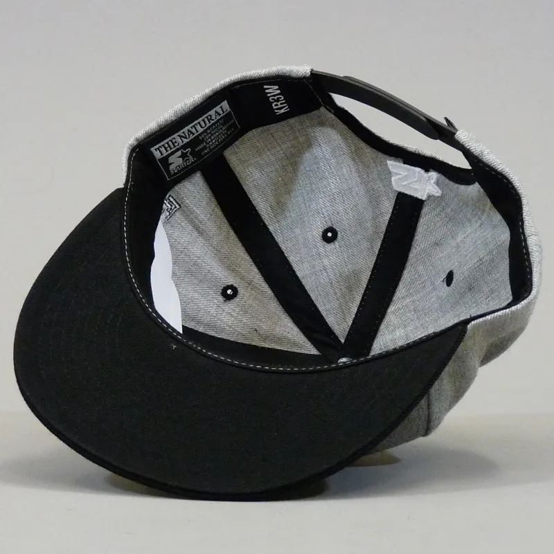 KR3W Klassic Starter Snapback Cap - Grey Heather-7