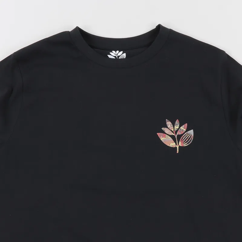 Magenta Klimt T Shirt Black-2