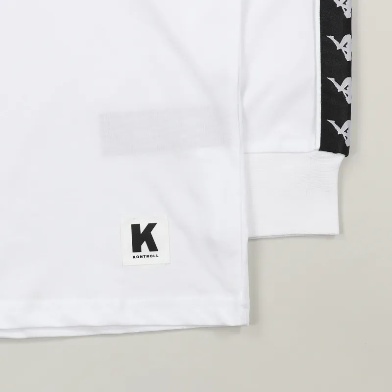 Kappa Kontroll Long Sleeve T Shirt White-4