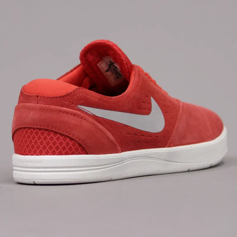 Nike Eric Koston 2 Shoes - Pimento Red Metallic Silver-5