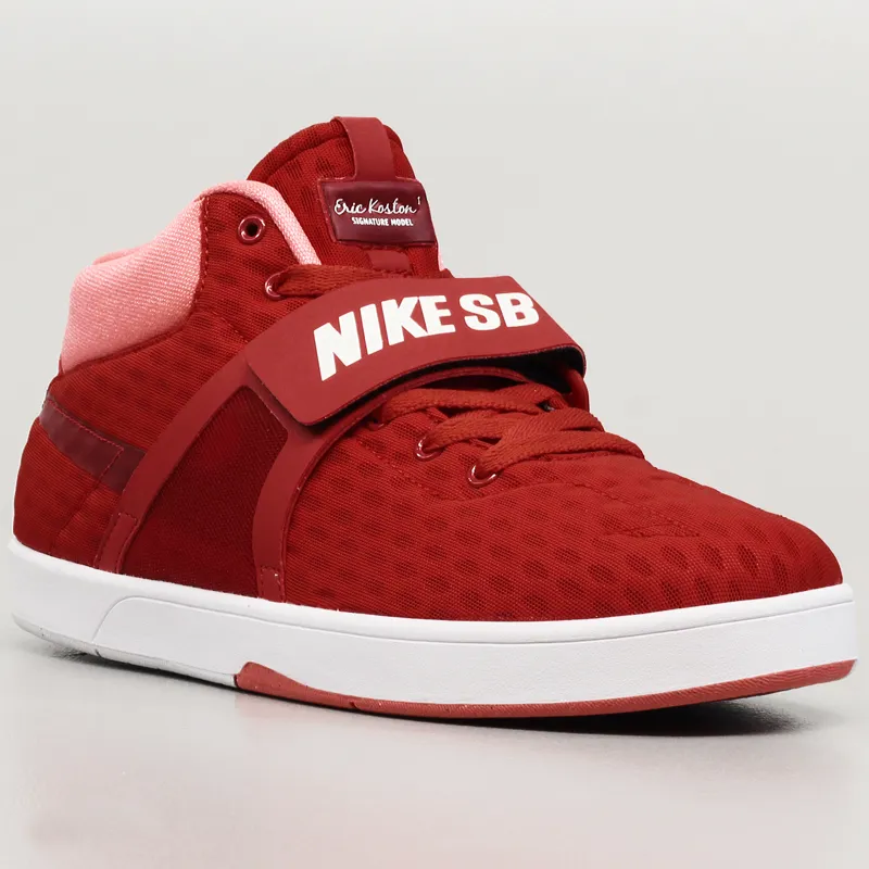 Nike SB Eric Koston Mid RR Shoes Red Clay White-4