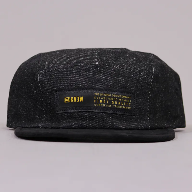 Kr3w Refused 5 Panel Cap - Black-1