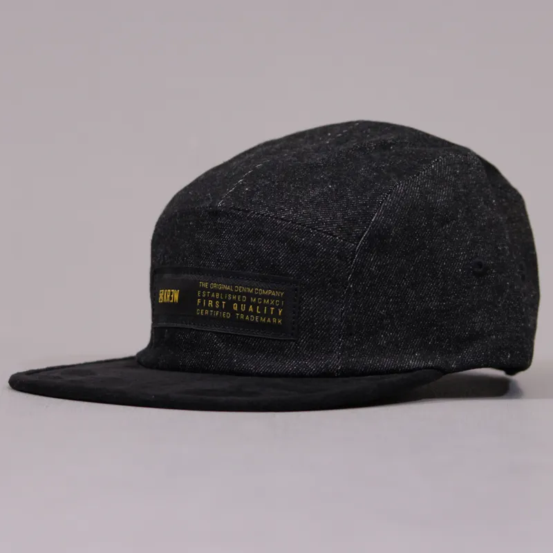 Kr3w Refused 5 Panel Cap - Black