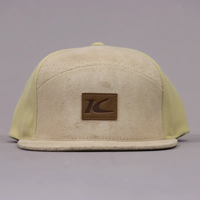King Krest Epic 6 Panel Hybrid Strapback Cap - Tan-1