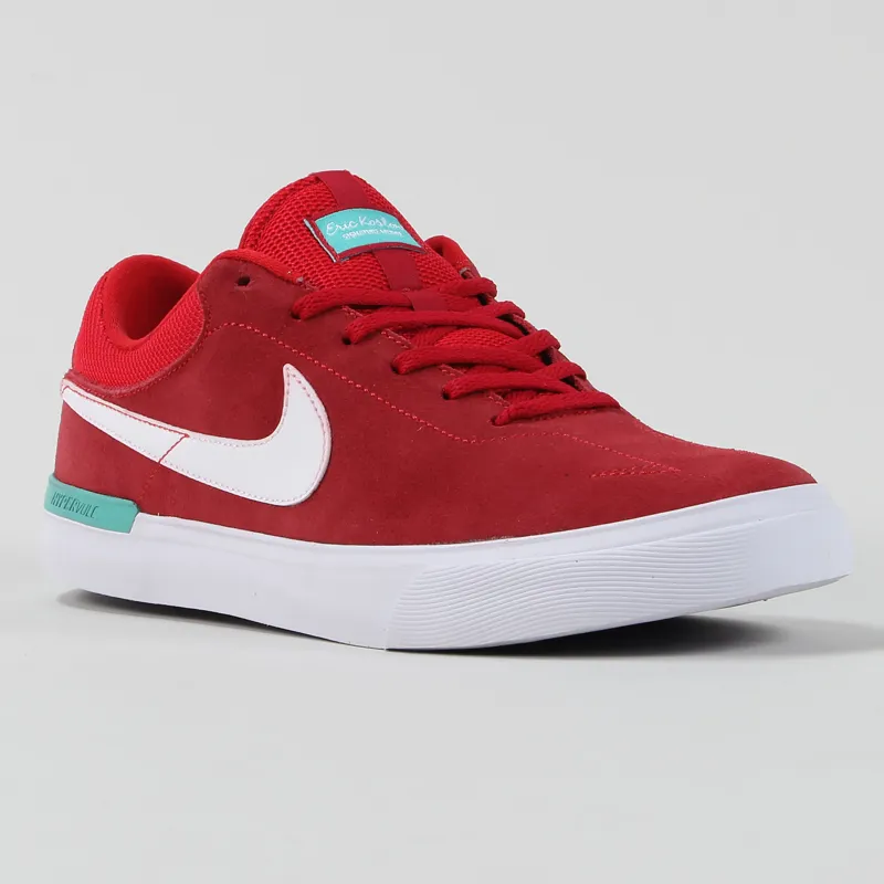 Nike SB Koston Hypervulc Shoes Red White-3