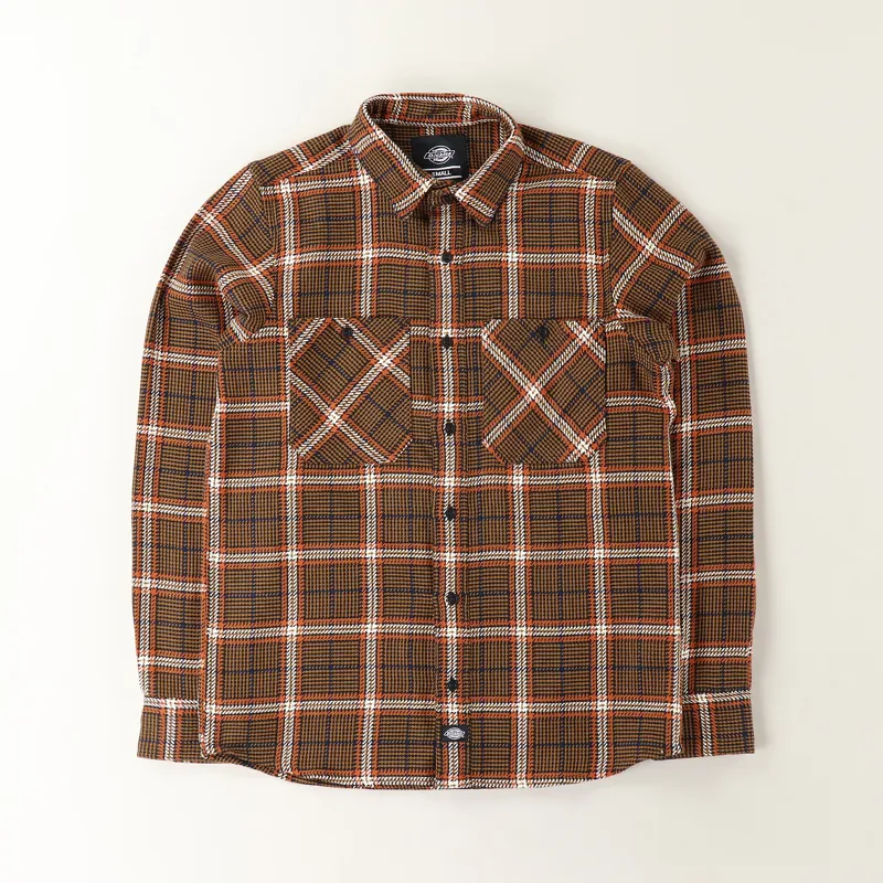 Dickies Kuttawa Shirt Brown Duck