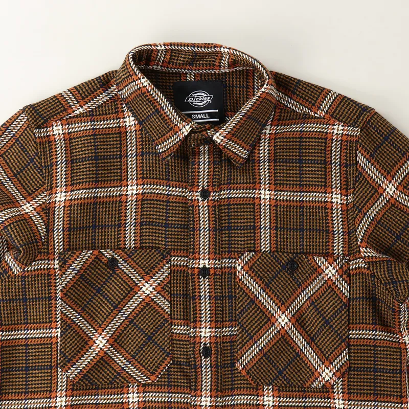 Dickies Kuttawa Shirt Brown Duck-1