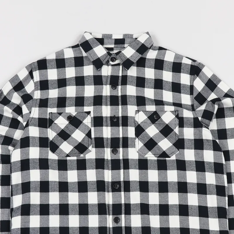 Edwin Lightweight Labour Long Sleeve Shirt Off White-1