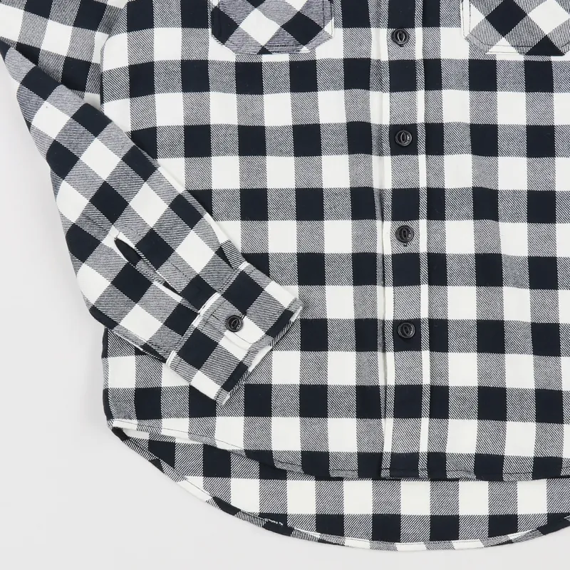 Edwin Lightweight Labour Long Sleeve Shirt Off White-2