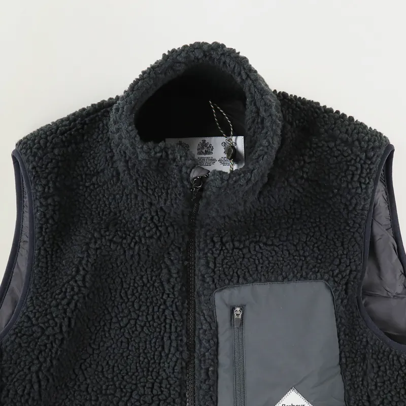 Barbour Beacon Lagg Fleece Gilet Black-1