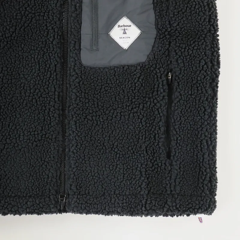 Barbour Beacon Lagg Fleece Gilet Black-2