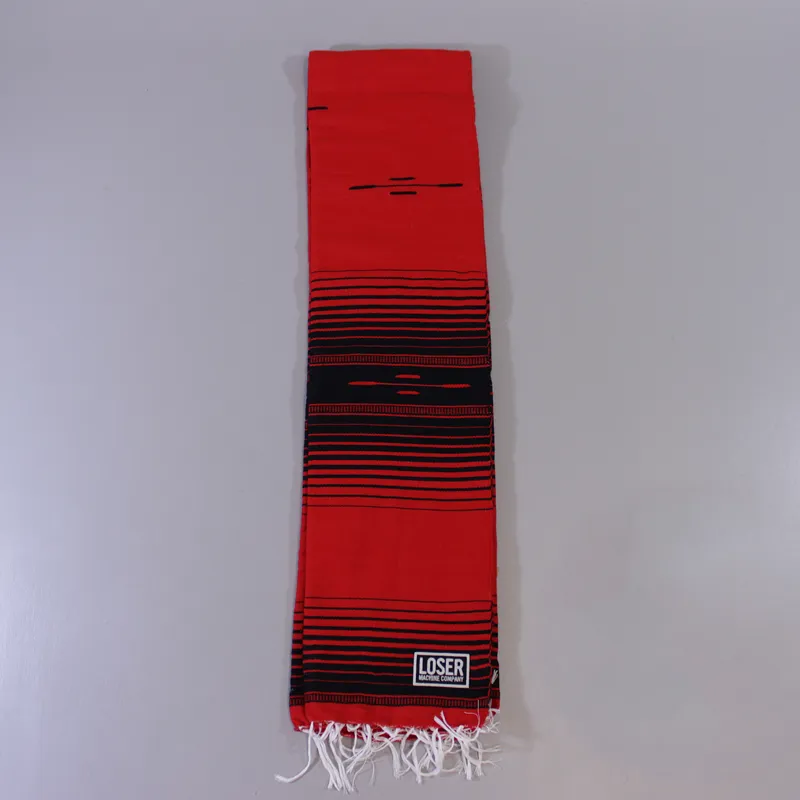 Loser Machine La Manta Poncho Red Black-5