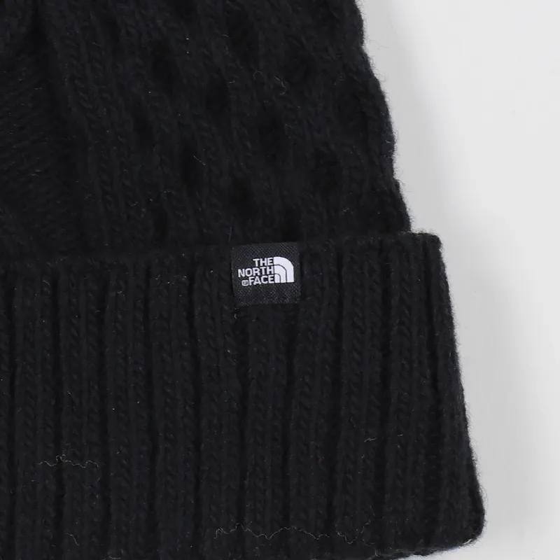 The North Face Lambswool Beanie Black-1