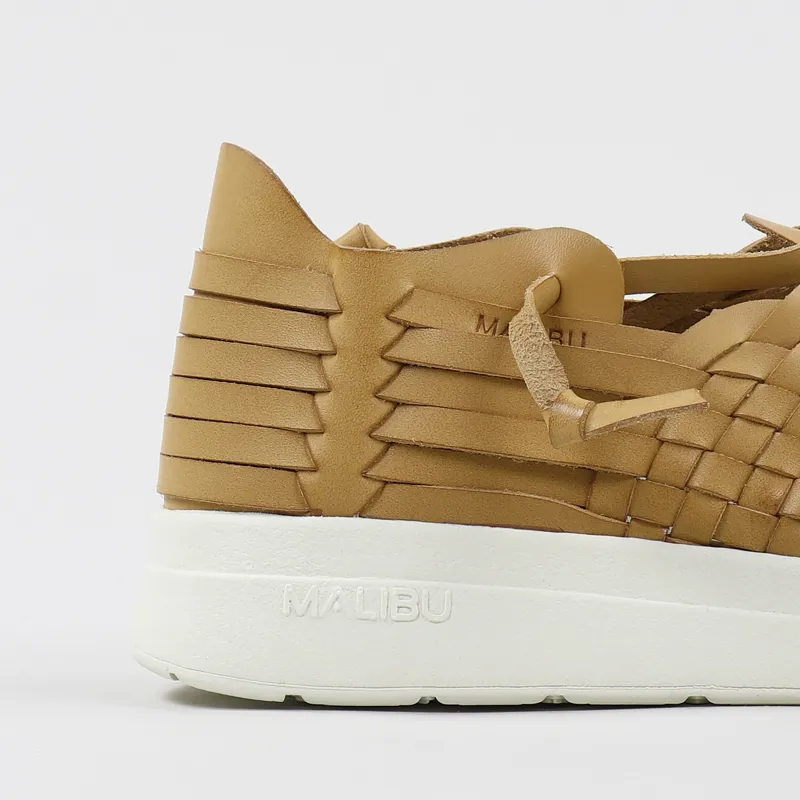 Malibu Sandals Latigo Vegan Leather EVA Sole Light Beige Papyrus