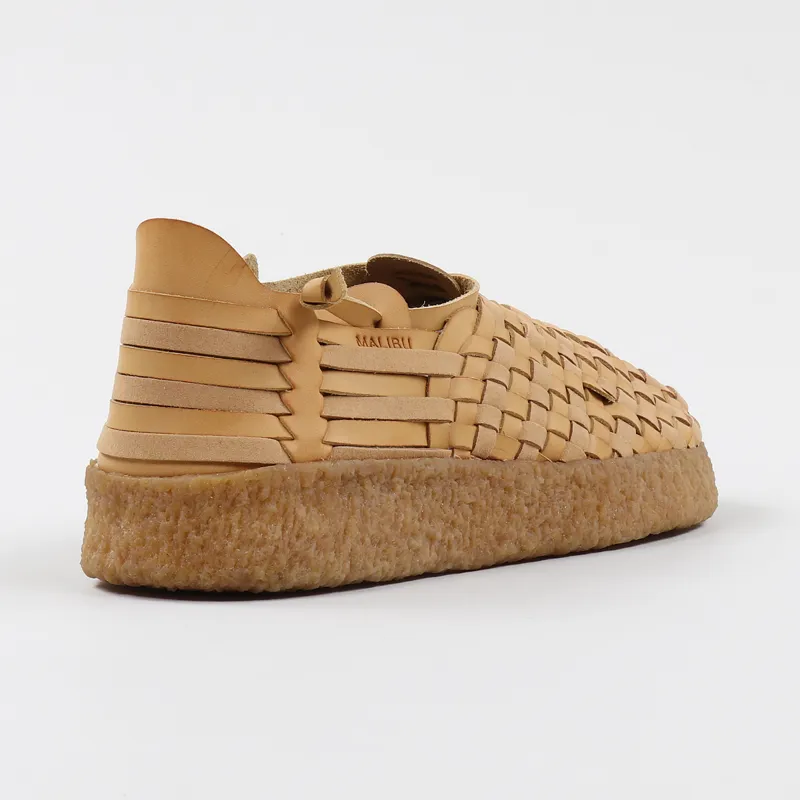 Malibu Sandals Latigo Vegan Leather Crepe Gum Tan-5
