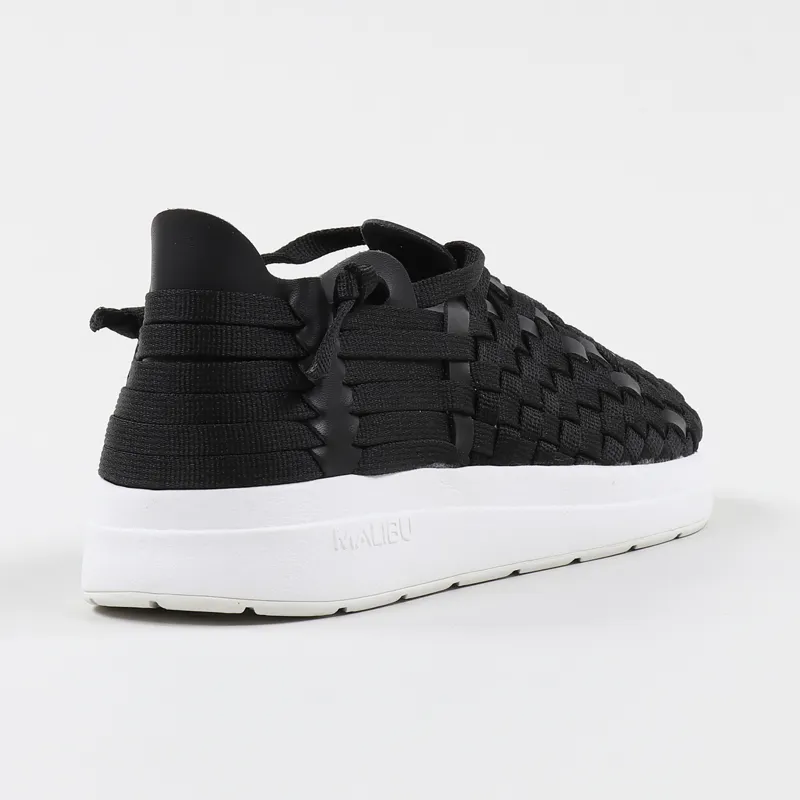 Malibu Sandals Latigo Nylon Webbing Black White-5