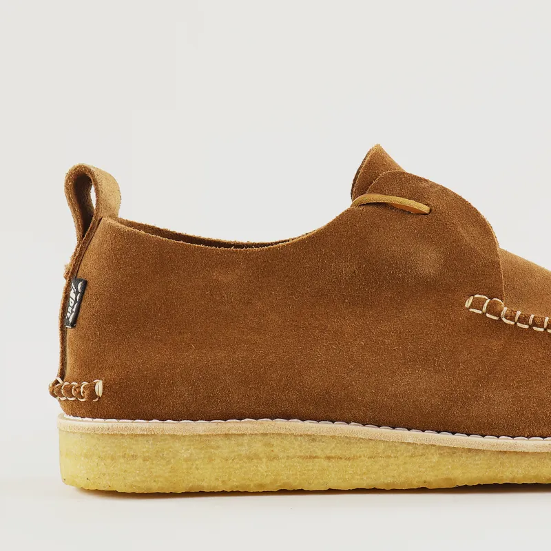 Yogi Footwear Lawson Suede Crepe Shoes Cola-1