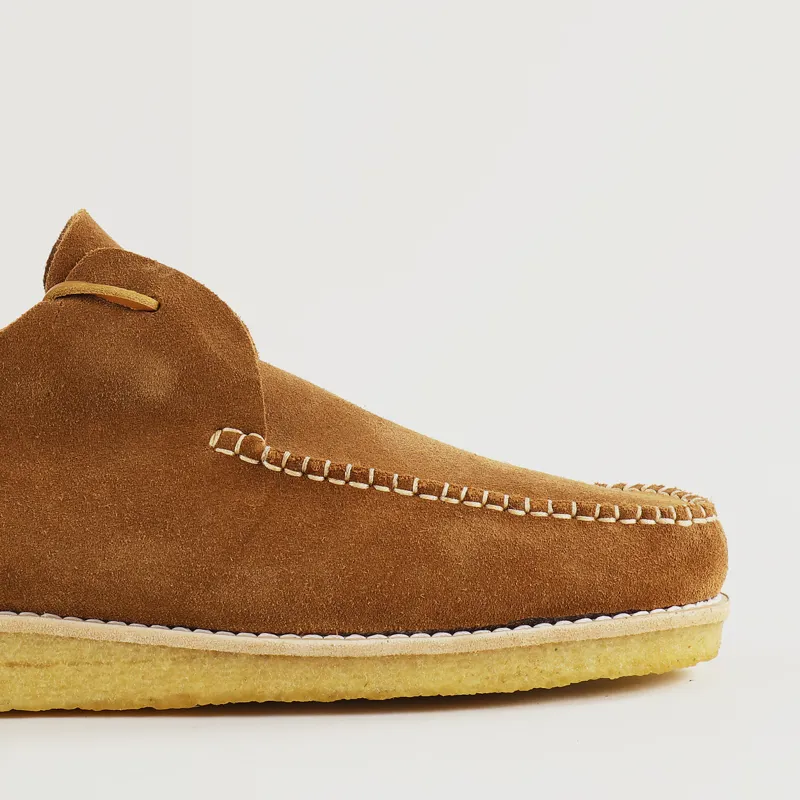 Yogi Footwear Lawson Suede Crepe Shoes Cola-2