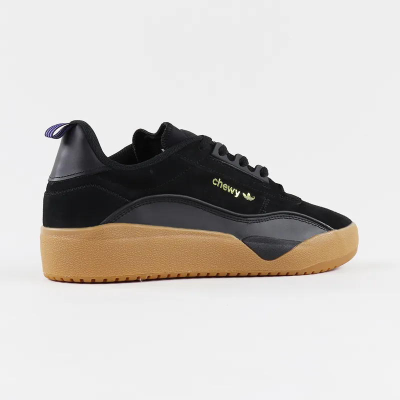 Adidas Skateboarding Mens Liberty Cup Chewy Shoes Black Gold Gum