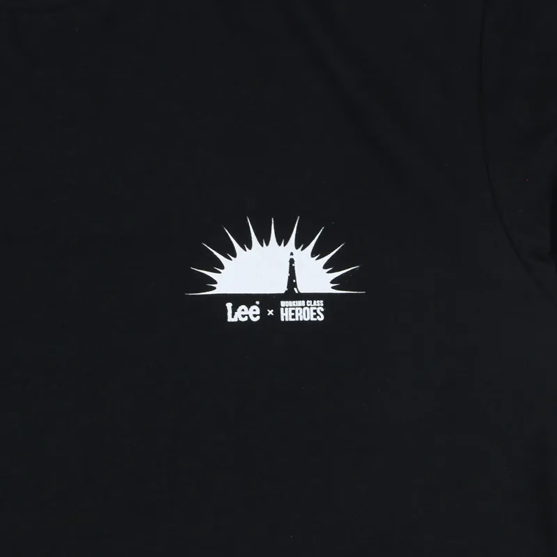 Lee x Working Class Heroes T Shirt Black-1