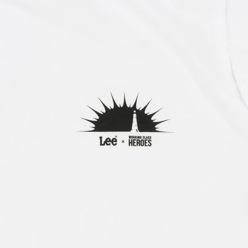 Lee x Working Class Heroes T Shirt White-1